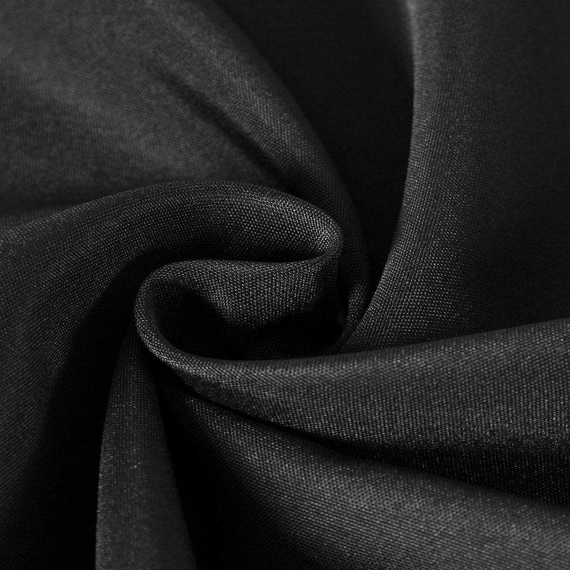 Cupuamon Square Tablecloth 90x90 inch Washable Polyester Fabric Table Cloth for Wedding Party Dining Banquet Decorationï¼ˆ90x90,Blackï¼‰ - Image 4
